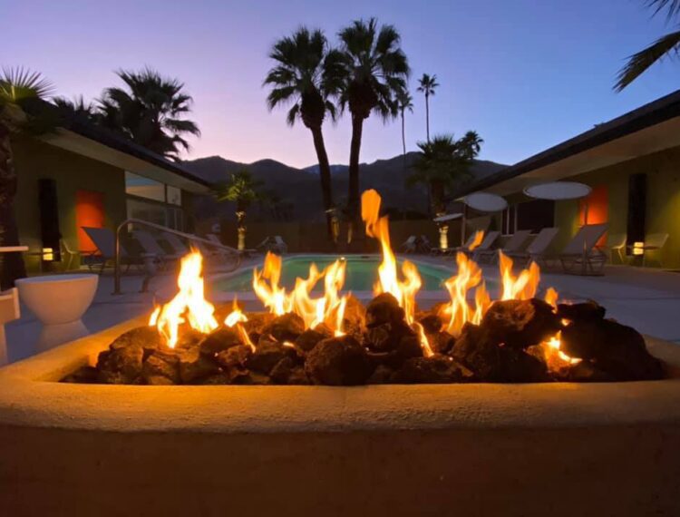 Desert Star outdoor fireplace