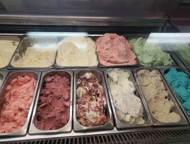 ice cream at Cold Stone
