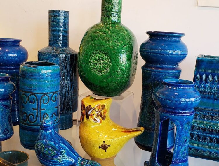 ceramic containers and vases