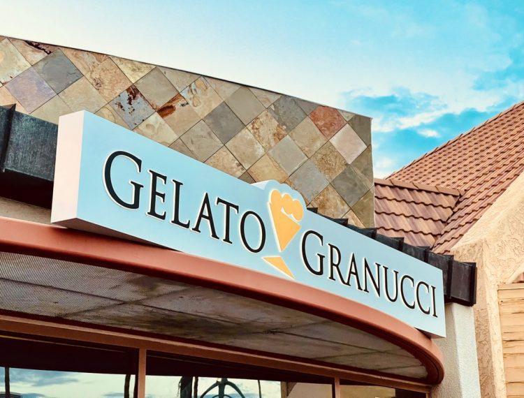 Gelato Granucci sign