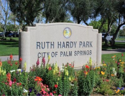 Ruth Hardy Park sign