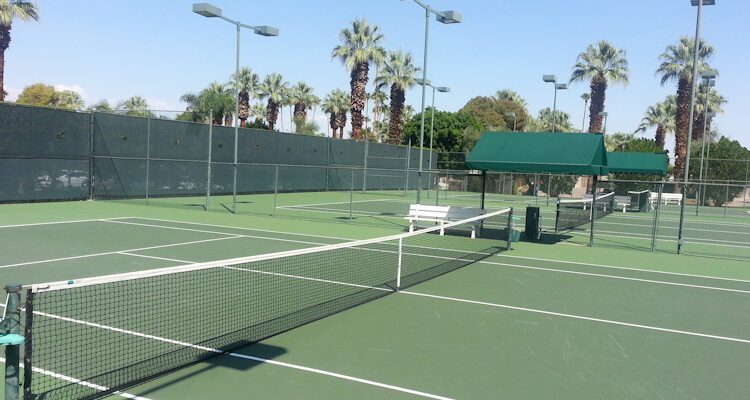 Tennis courts at Palm Springs Tennis Club