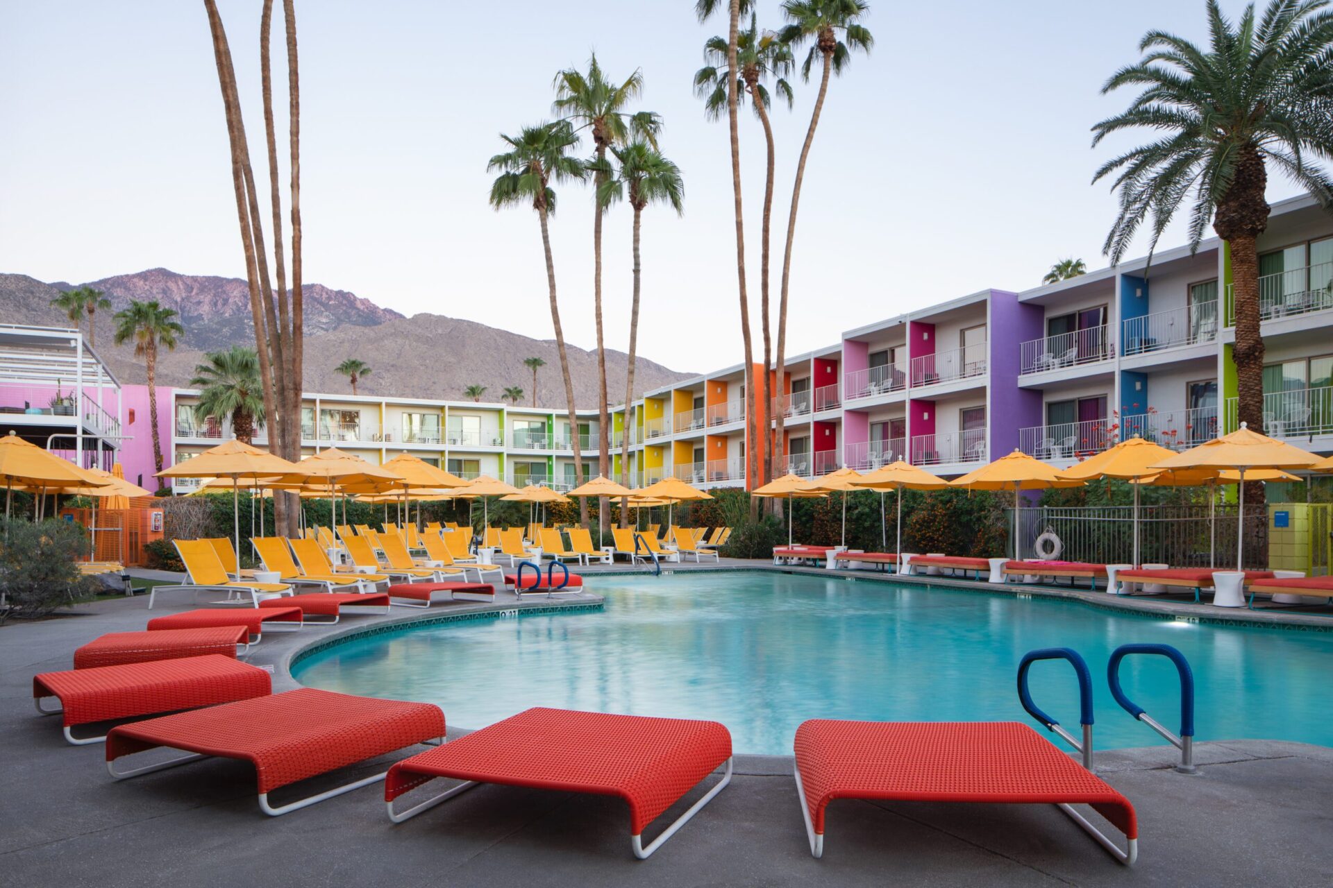 The Saguaro Palm Springs pool and exterior
