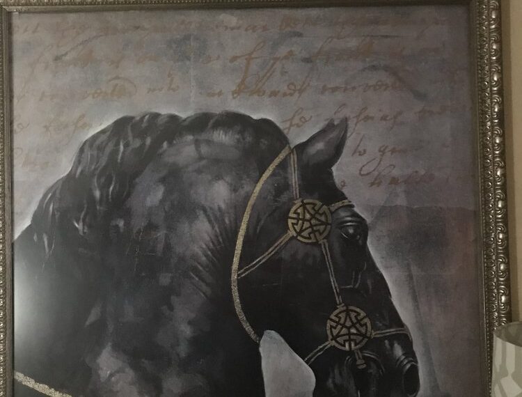 painting of a horse