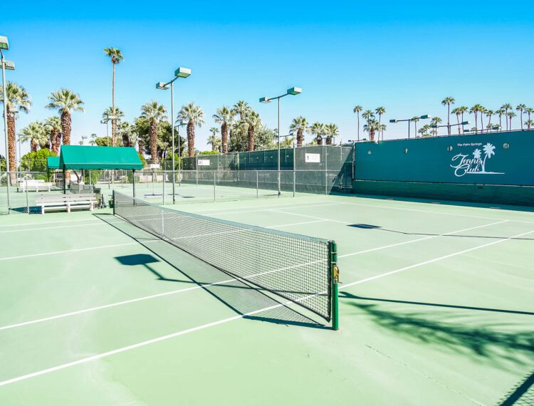 Tennis court at Palm Springs Tennis Club