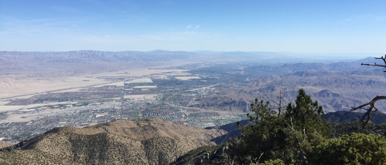 Stunning view from Palm Springs hike