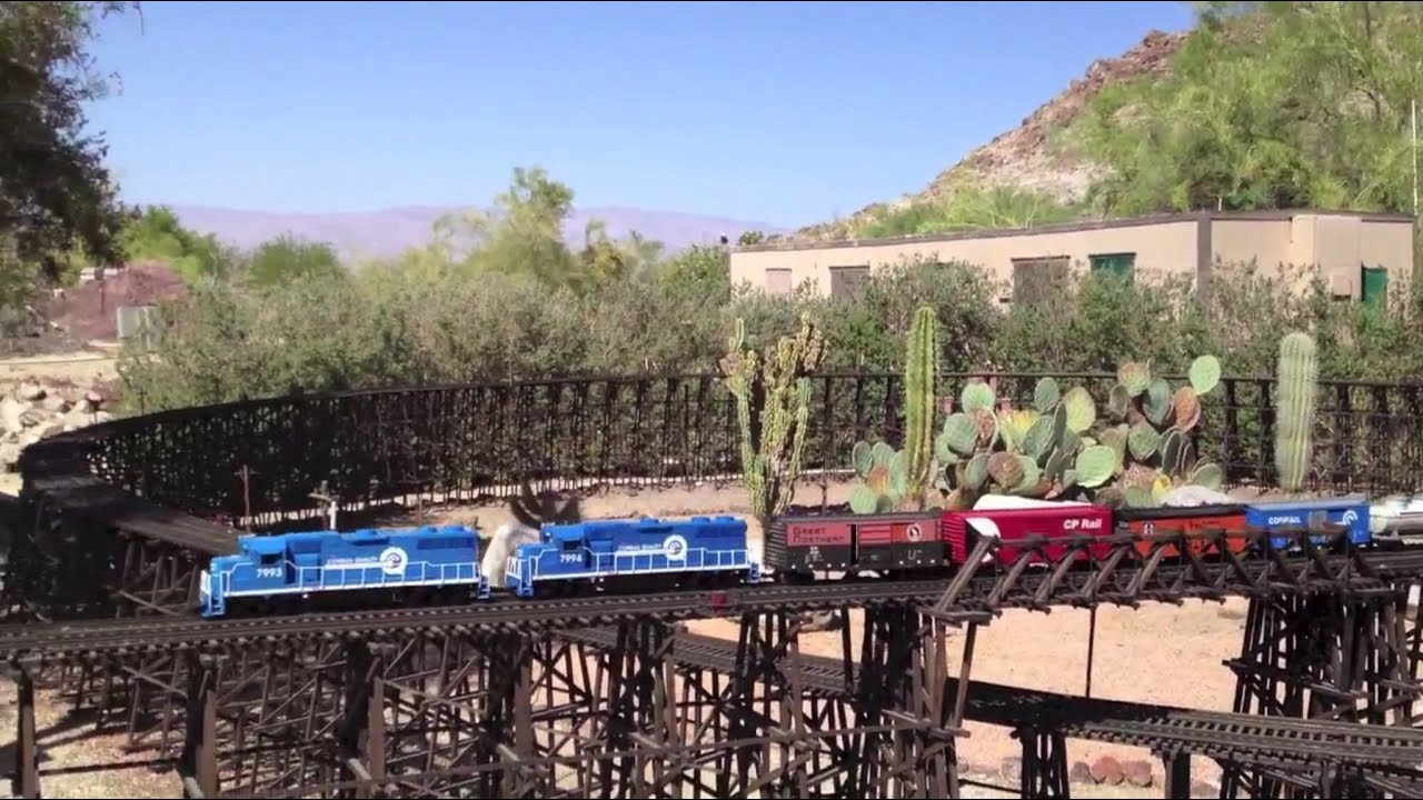 The Living Desert Zoo model railroad
