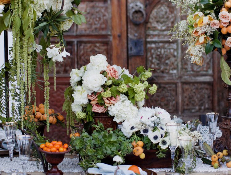 floral display for wedding