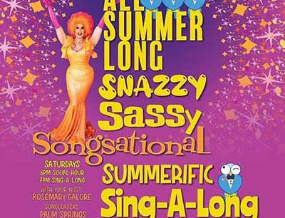 Sing-a-long event flyer