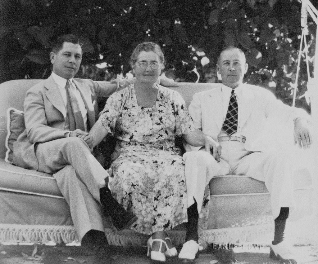 Earl Coffman, Nellie Coffman and George Roberson circa 1926. PHOTO COURTESY PALM SPRINGS HISTORICAL SOCIETY
