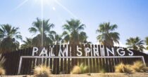 Palm Springs sign at Gene Autry Trail