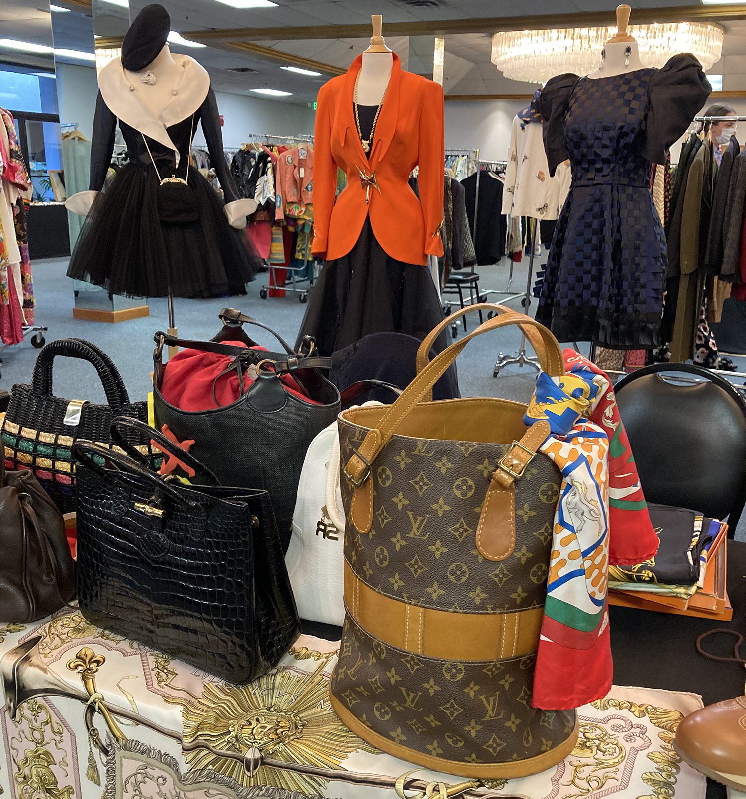Fashionable finds at the pop-up Curated Vintage Event