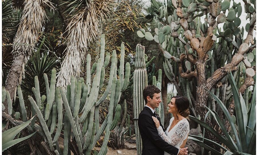 Moorten Botanical Garden wedding Fearless Photography