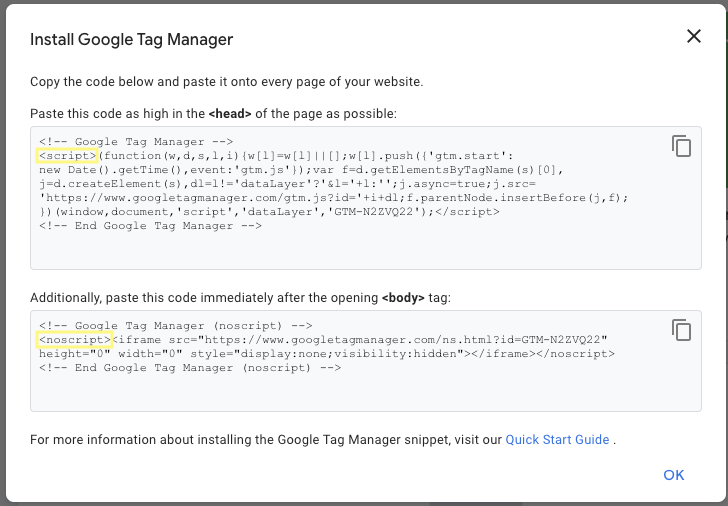 create-gtm-account_container-snippet-example