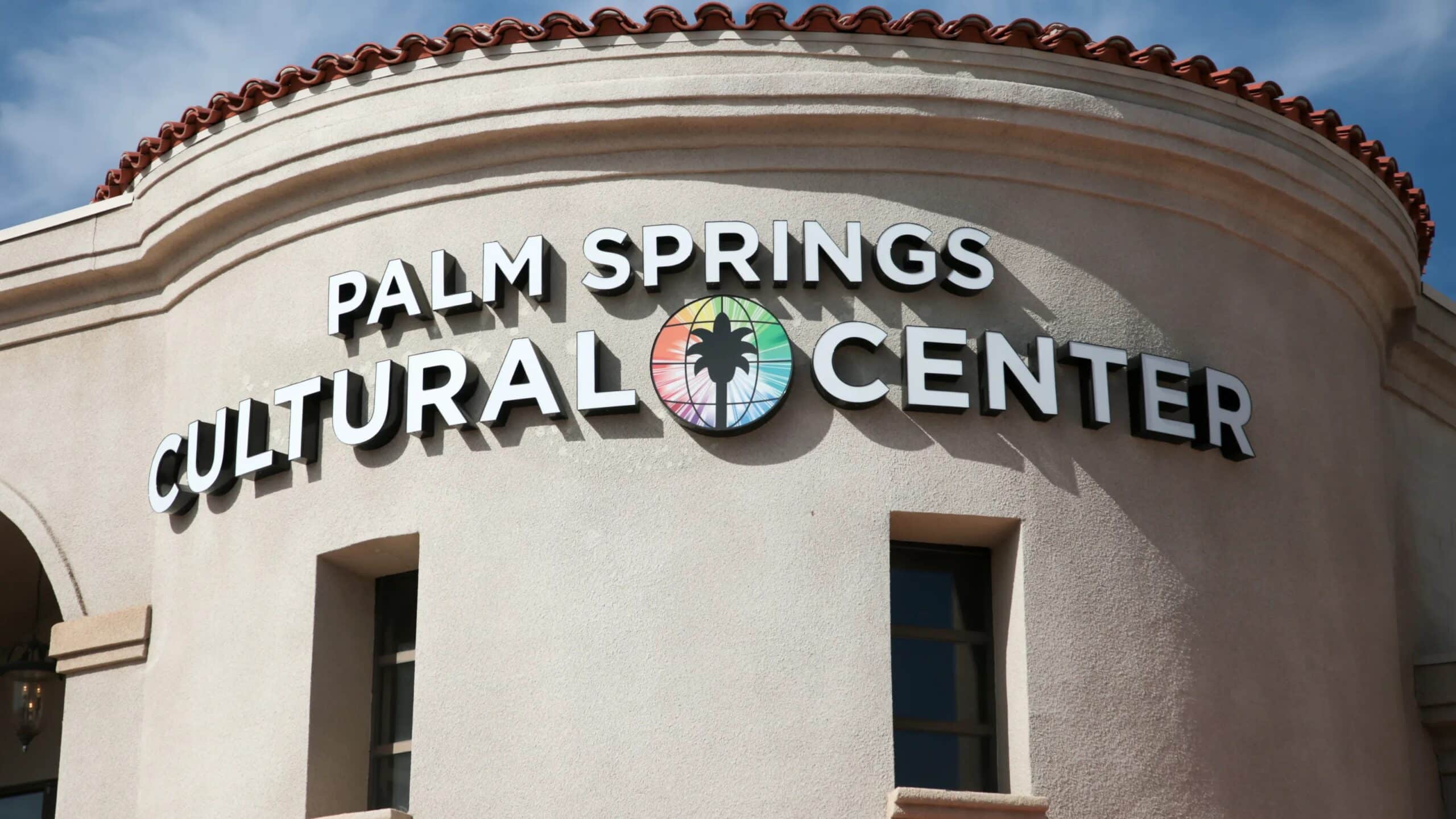 Palm Springs Cultural Center sign