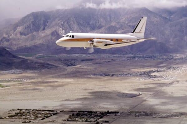 walt disney plane over Palm Springs