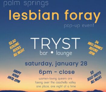 tryst bar event
