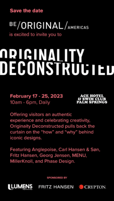 Be Original Americas: Originality Deconstructed Exhibition