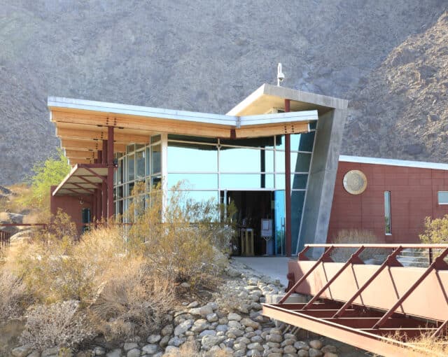 Mid Century Architectural Entrance To Tahquitz Canyon Hiking visitor center