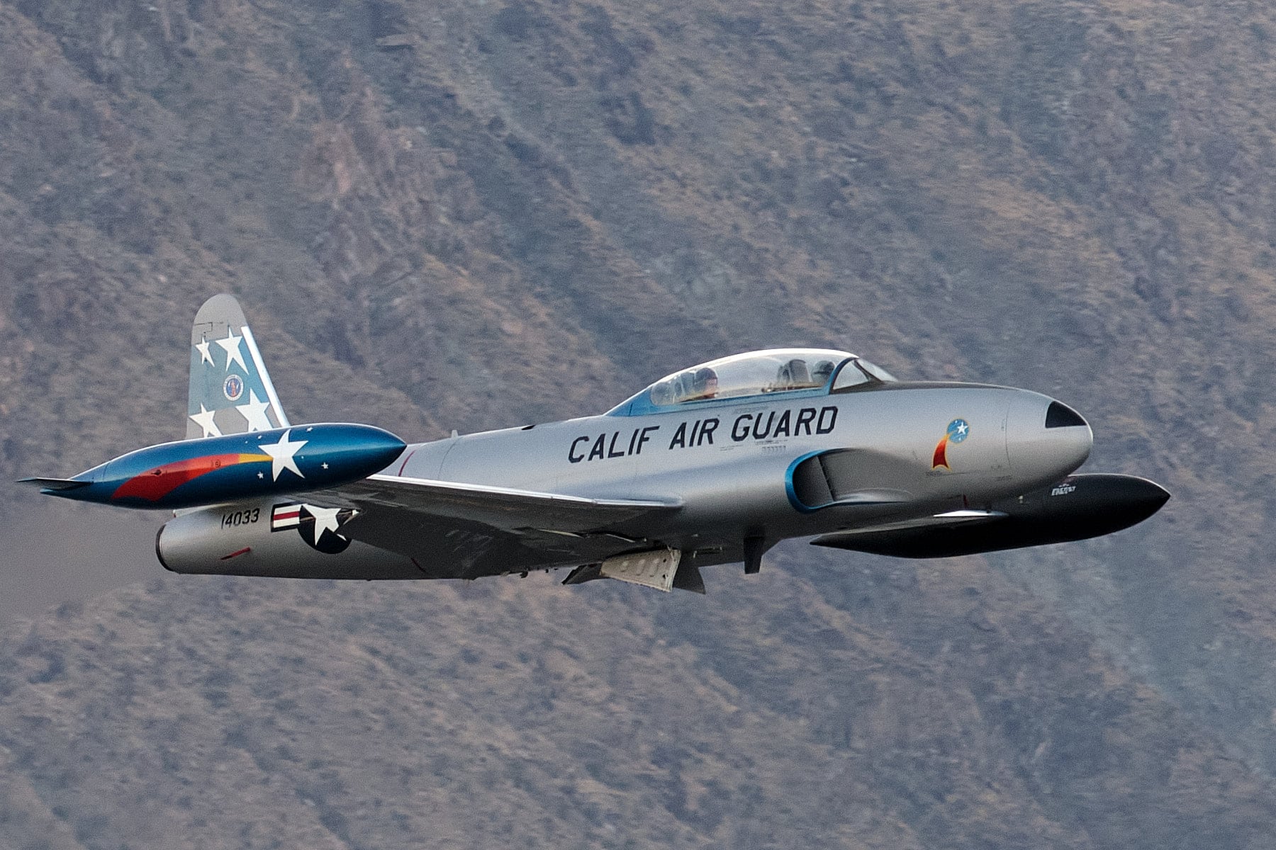 Palm Springs Air MuseumT-33 Shooting-Star Plane