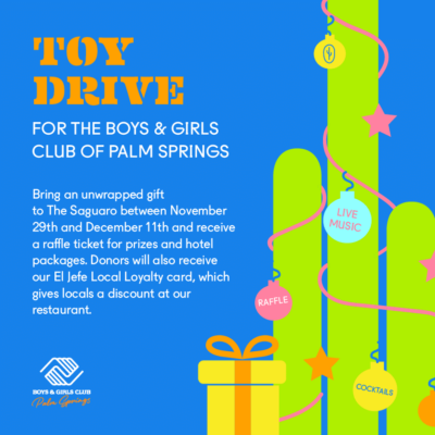 Toy Drive benefitting Boys & Girls Club of Palm Springs