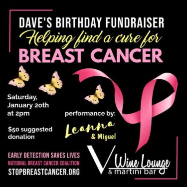 Dave's birthday fundraiser